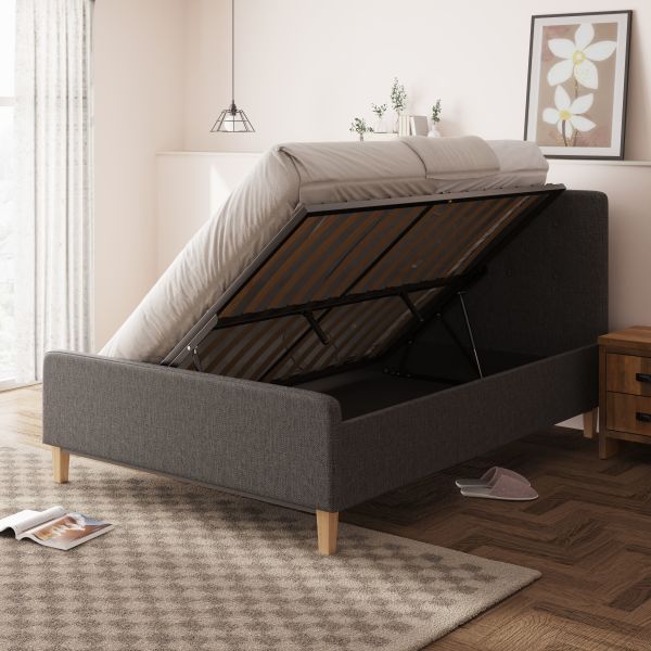 GFW Ashbourne Ottoman Bed Lifted-Better Bed Company
