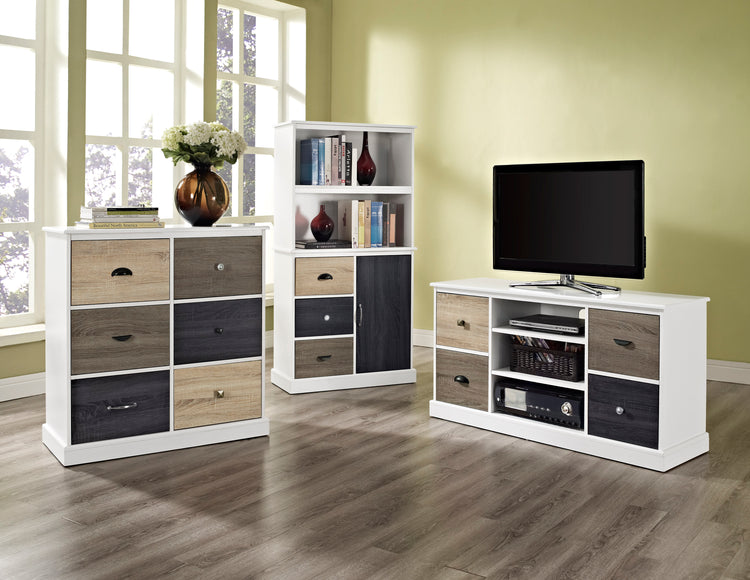 Dorel Home Mercer 6 Door Storage Cabinet