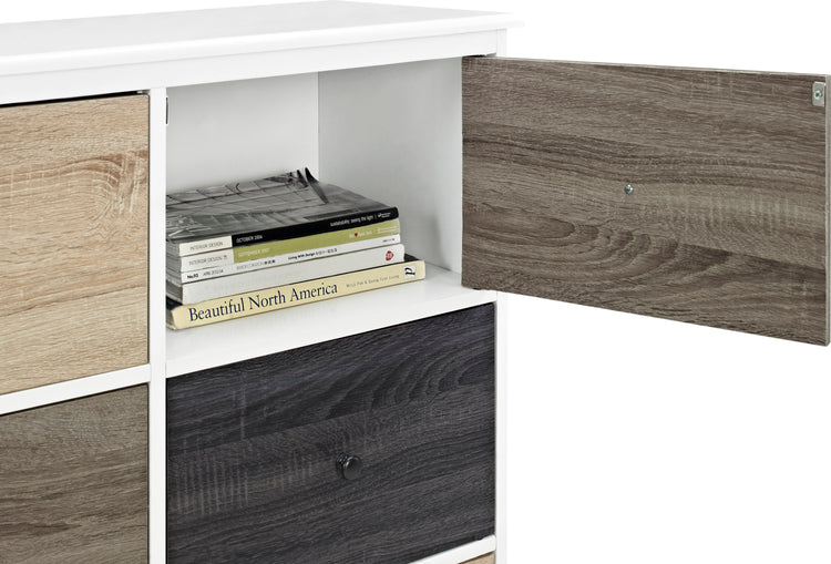 Dorel Home Mercer 6 Door Storage Cabinet