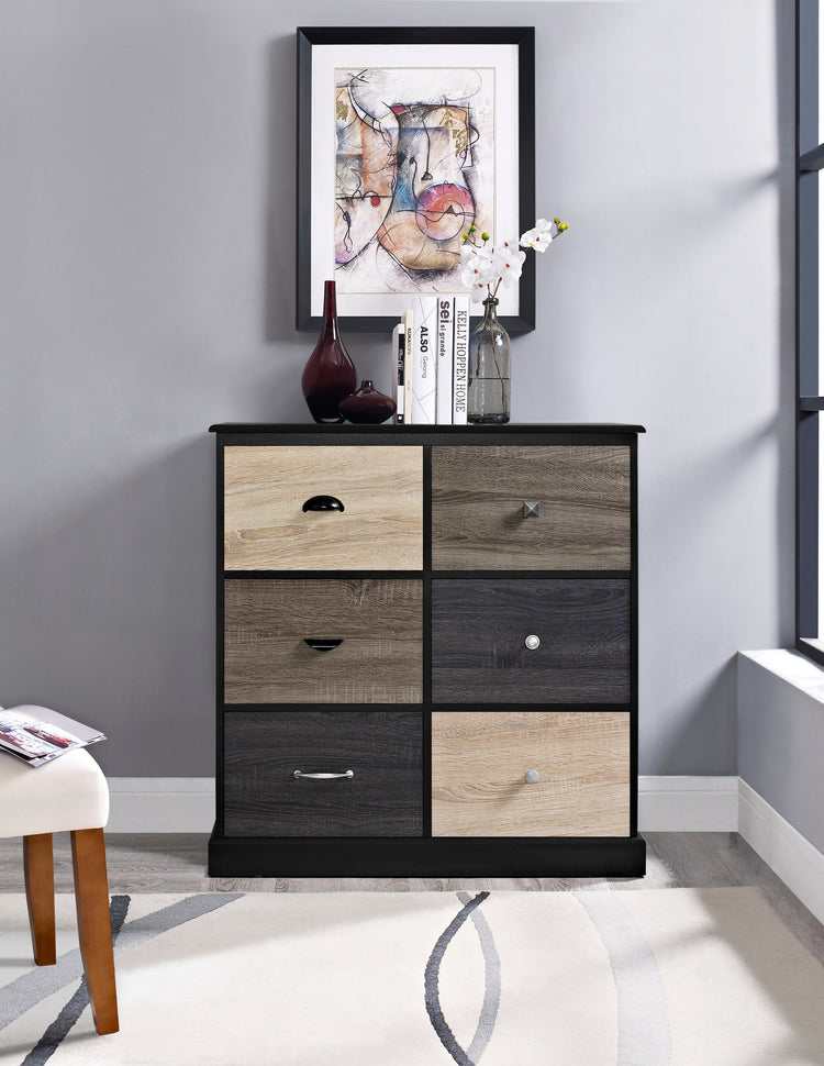 Dorel Home Mercer 6 Door Storage Cabinet