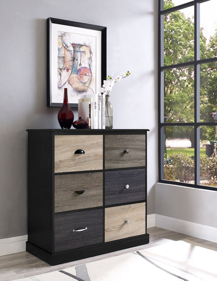 Dorel Home Mercer 6 Door Storage Cabinet