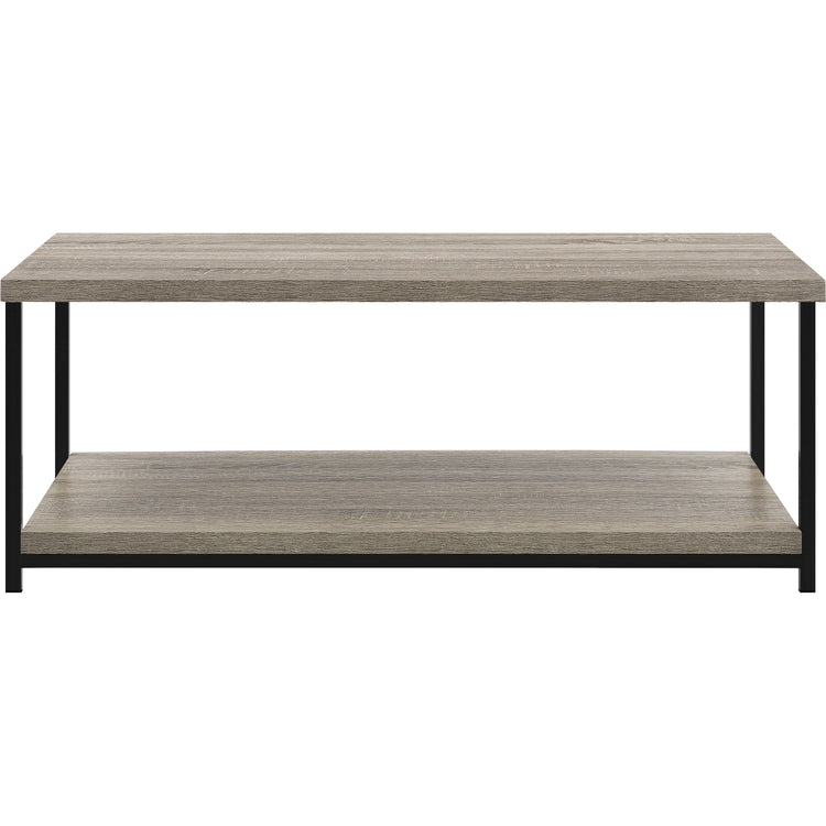 Dorel Home Elmwood Coffee Table Oak Close Up-Better Bed Company