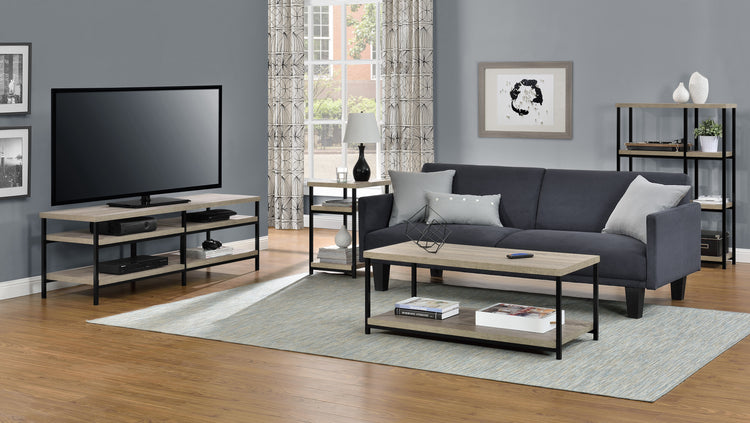 Dorel Home Elmwood Bookcase In A Living Room-Better Bed Company