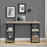 Dorel Home Elmwood Double Pedestal Desk-Better Bed Company 