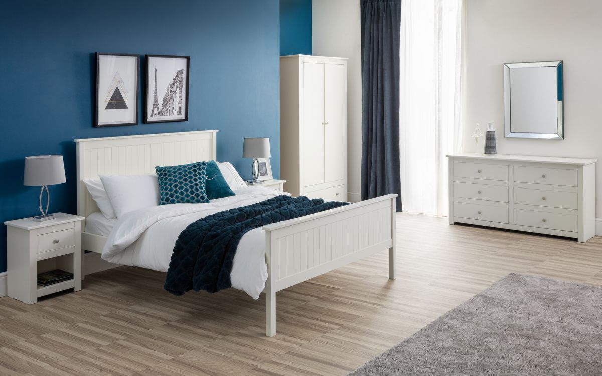Julian Bowen Radley Bedside Table White