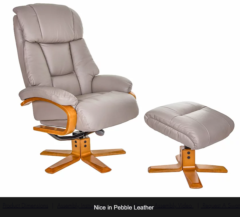 GFA Nice Recliner And Foot Stool