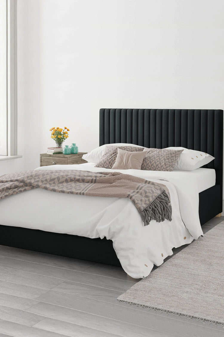 Aspire Furniture Grant Ebony Ottoman Bed