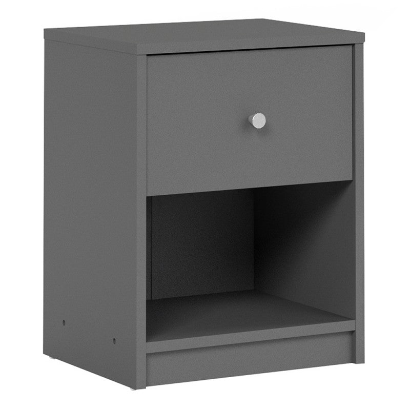 Furniture To Go May Bedside 1 Drawer Grey-Better bed Company