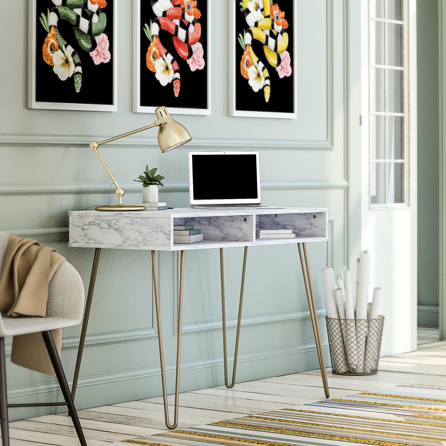 Novogratz Athena Desk-Better Bed Comapny