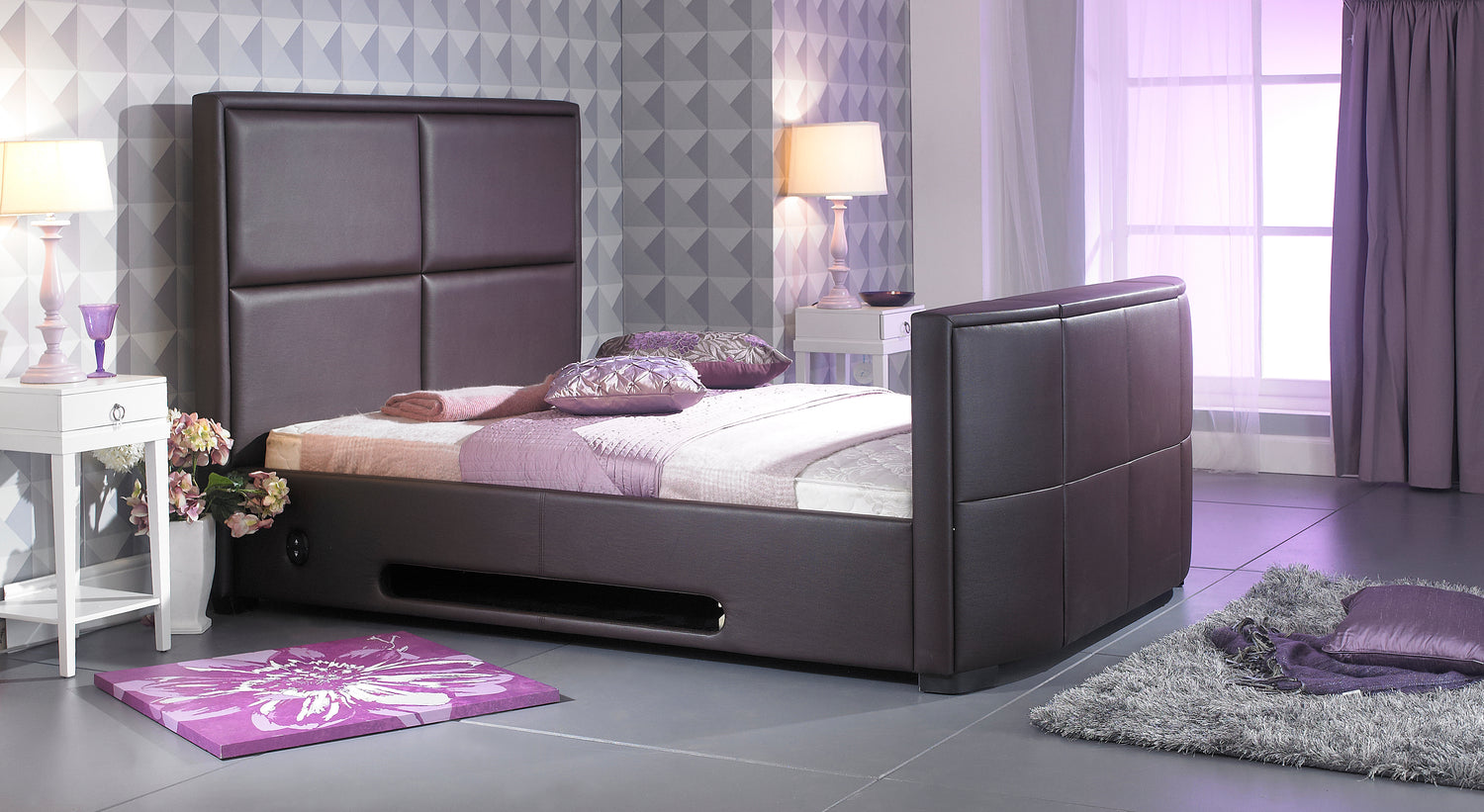 Artisan Bed Company Bonded Leather TV Bed