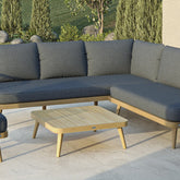 Maze Bali Rope Weave Corner Sofa Set with Lounge Chair-Better Bed Company