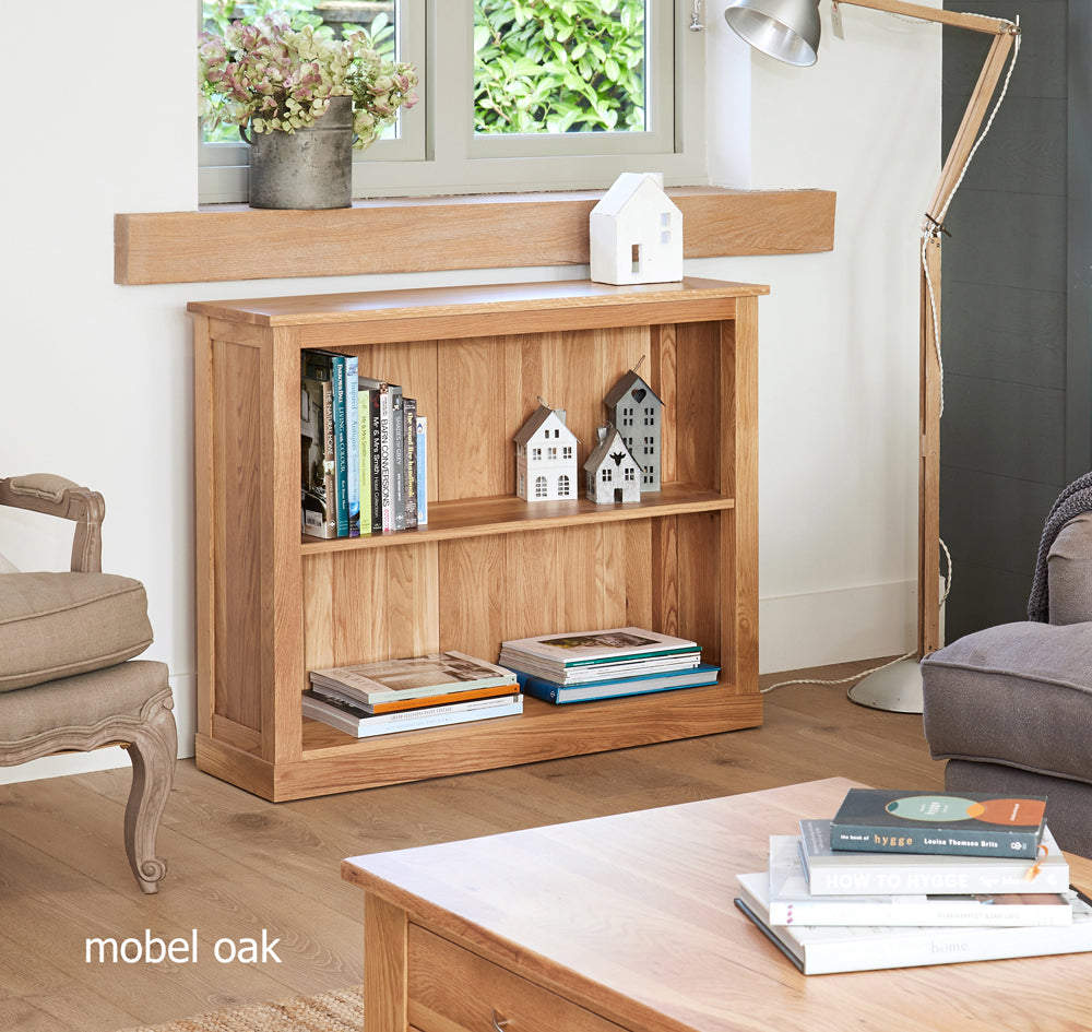 Baumhaus Mobel Oak Low Bookcase