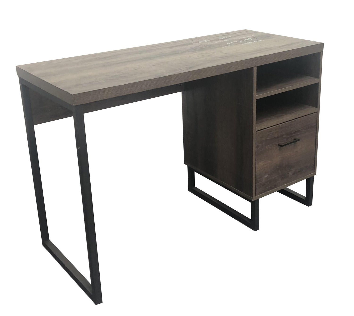Dorel Home Candon Desk Front View Angle-Better Bed Company 