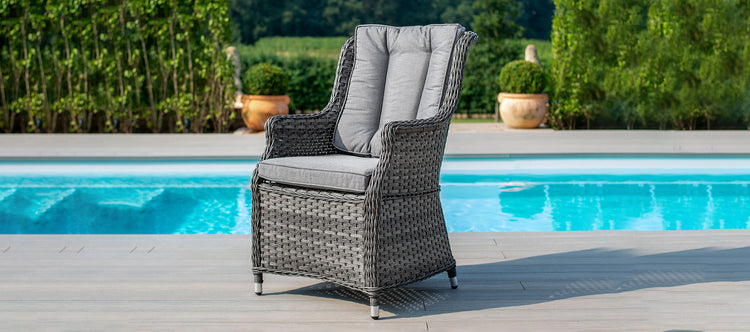 Maze Victoria 6 Seat Rectangular Rattan Dining Set