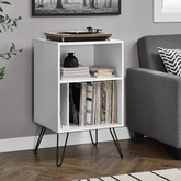 Dorel Home Concord Turntable Stand White-Better Bed Company 