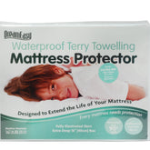 Dream Easy Waterproof Terry Toweling Mattress Protector