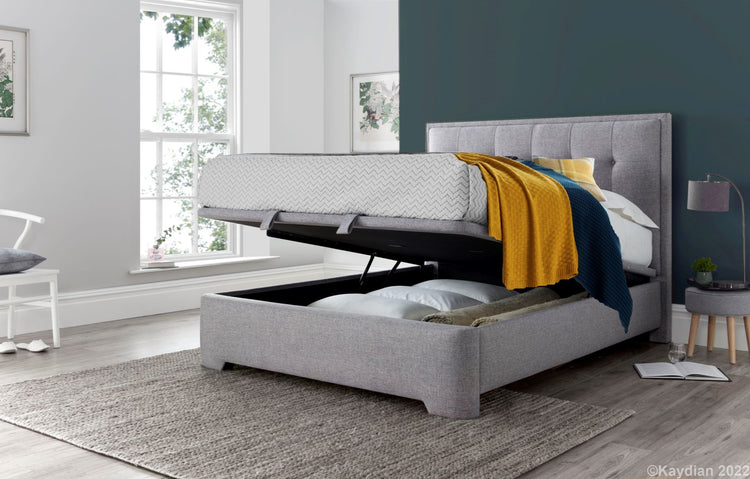 Kaydian Falstone Marbella Grey Ottoman Bed Frame