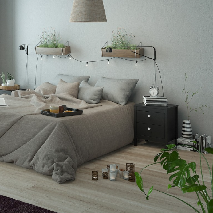 Furniture To Go Madrid Bedside Table 2 Drawers-Better Bed Company 