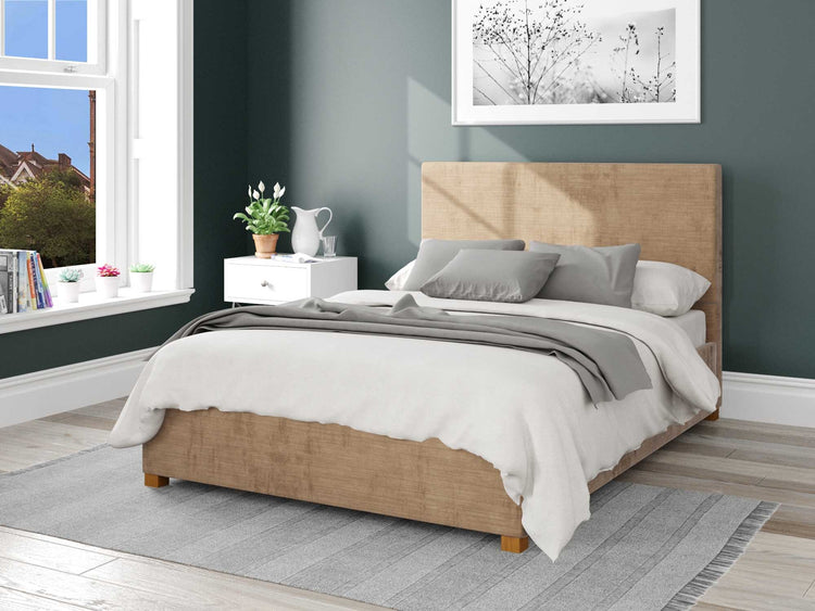 Better Peterborough Dark Beige Ottoman Bed-Better Bed Company 