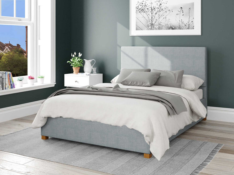 Better Peterborough Sky Blue Ottoman Bed
