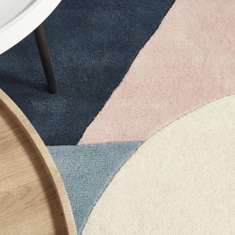 Origins Horizon Blue Rug Close Up-Better Bed Company