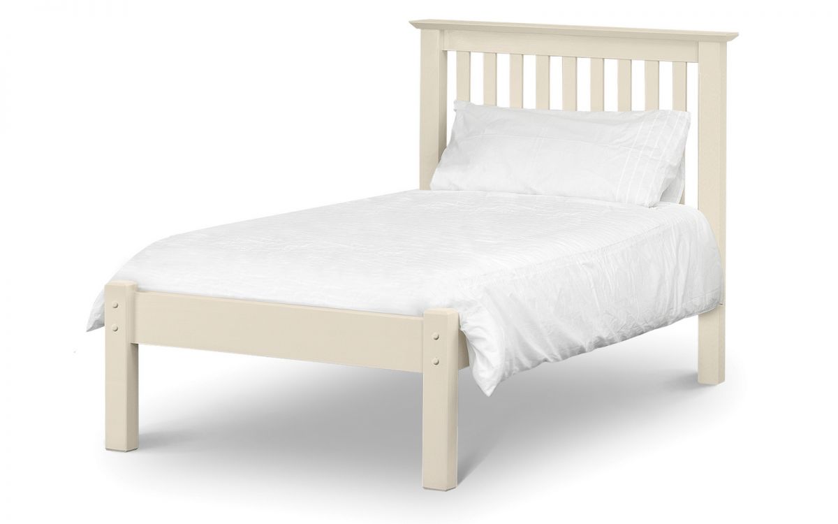 Julian Bowen Barcelona Low Foot End Bed Frame White Single-Better Bed Company