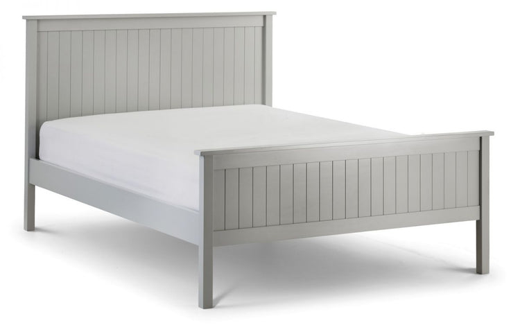 Julian Bowen Maine Grey Bed Frame With Mattress-Better Bed Company