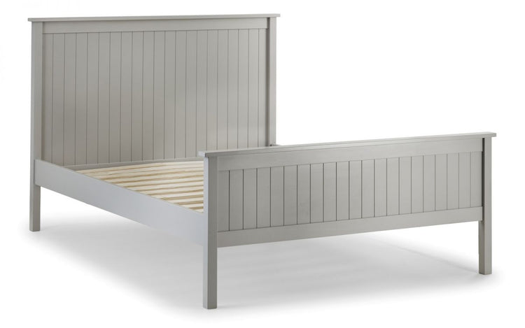 Julian Bowen Maine Grey Bed Frame Slats On Show-Better Bed Company