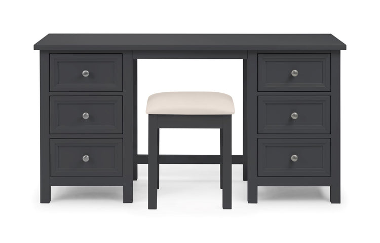 Julian Bowen Maine Dressing Stool Anthracite