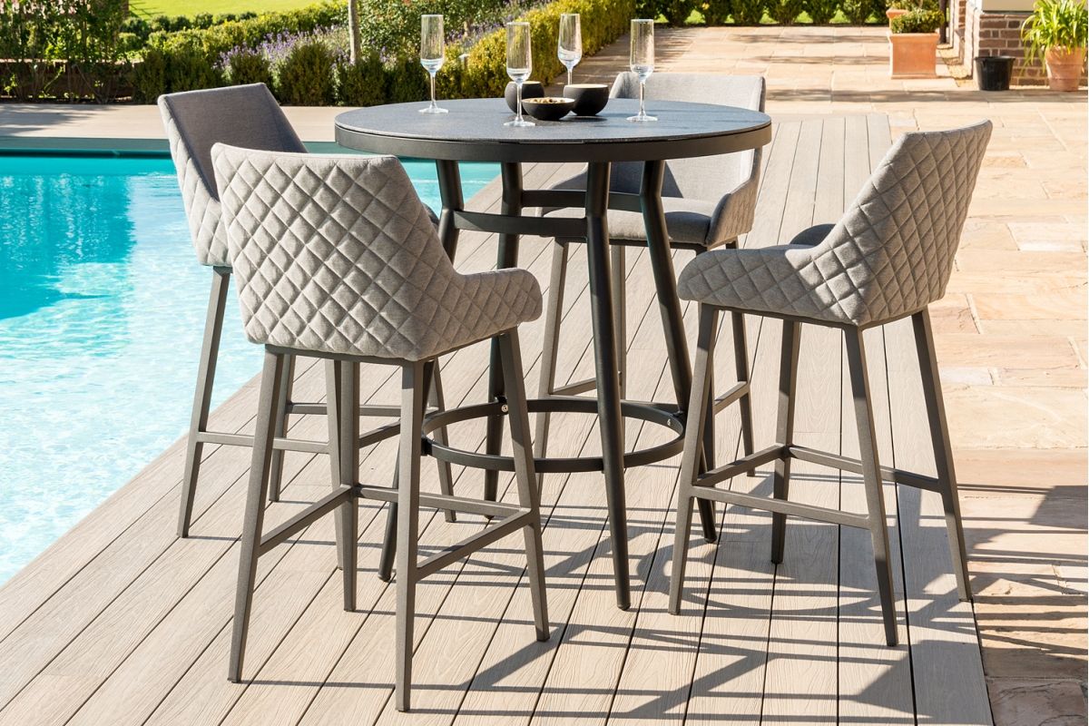 Maze Rattan Regal 4 Seat Round Bar Set