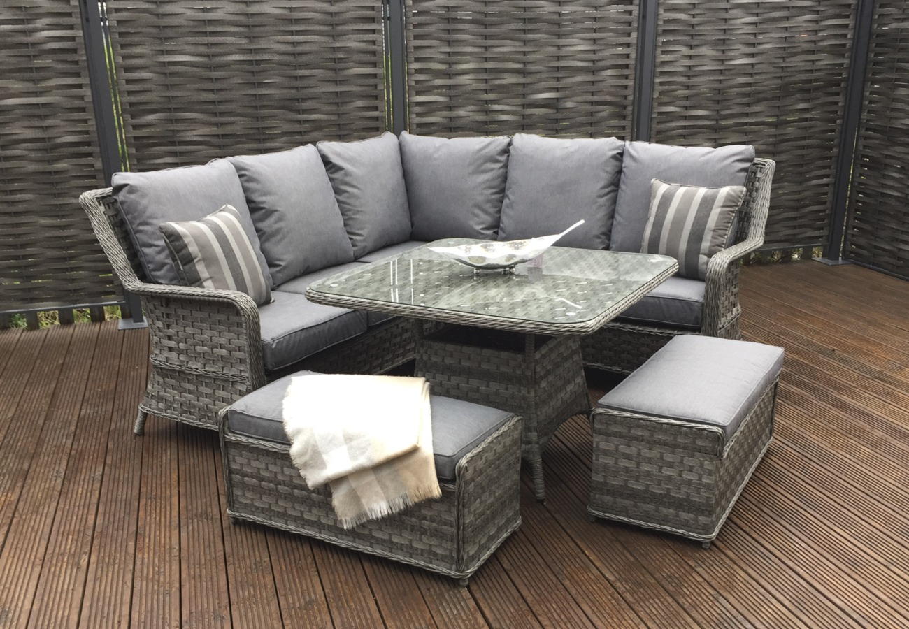Signature Weave Mia Small Corner Dining Sofa Set