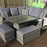 Signature Weave Mia Small Corner Dining Sofa Set
