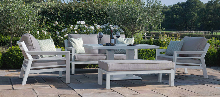 Maze New York 2 Seat Sofa Set With Rising Table