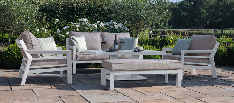 Maze New York 2 Seat Sofa Set With Rising Table