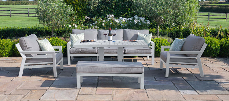 Maze New York 3 Seat Sofa Set With Rising Table