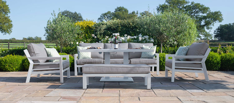 Maze New York 3 Seat Sofa Set With Rising Table