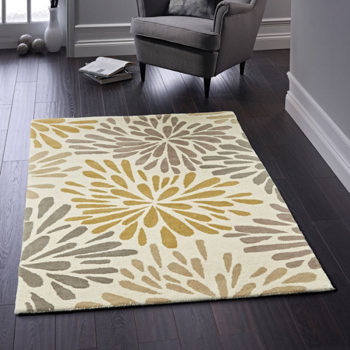 Origins Flowerburst Grey Rug