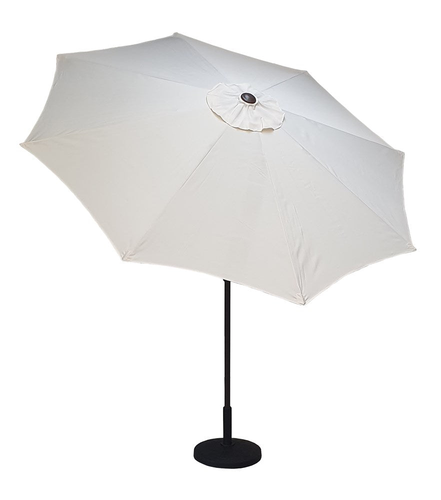 Signature Weave Parasol 2.5m Beige-Better Bed Company 
