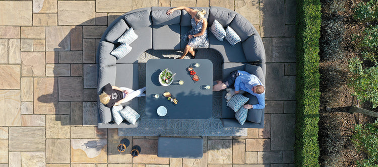 Maze Pulse U Shape Corner Dining Set with Rising Table