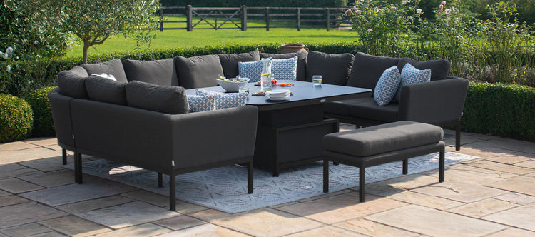 Maze Pulse U Shape Corner Dining Set with Rising Table