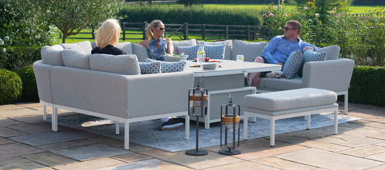 Maze Pulse U Shape Corner Dining Set with Rising Table