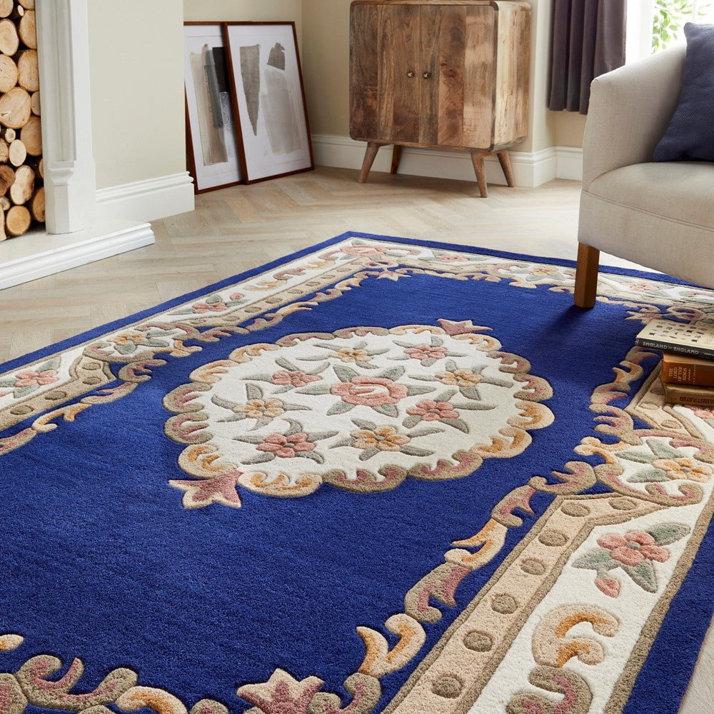 Origins Shensi Navy Rug-Better Bed Company