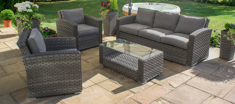 Maze Victoria 3 Seat Rattan Sofa Set