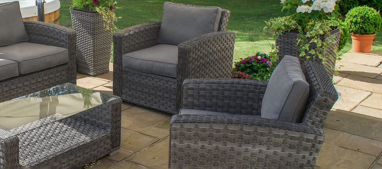 Maze Victoria 3 Seat Rattan Sofa Set