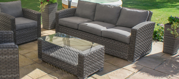 Maze Victoria 3 Seat Rattan Sofa Set