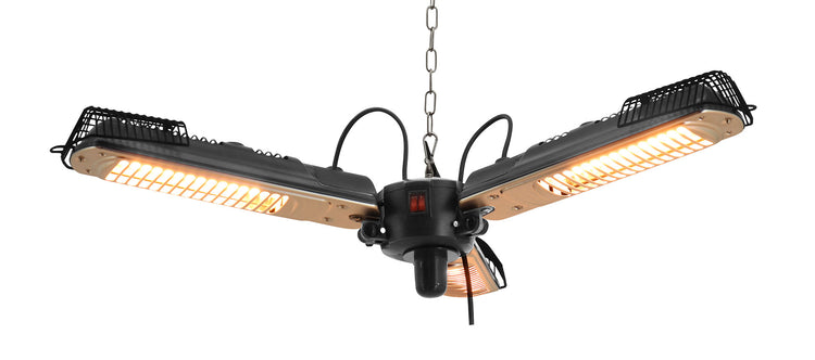 Maze 2000W Vulcan Parasol Tri Electric Patio Heater