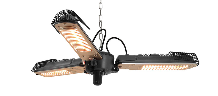 Maze 2000W Vulcan Parasol Tri Electric Patio Heater