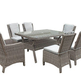 Signature Weave Alexandra 6 Seat Rectangular Dining Set