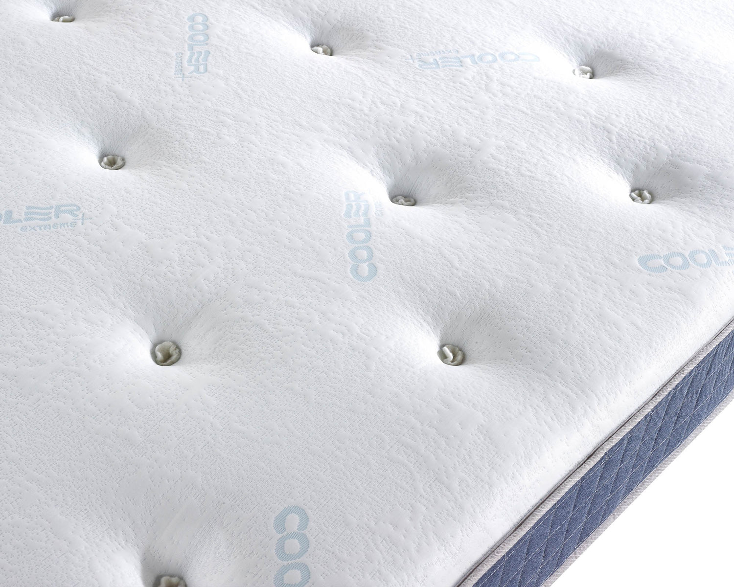 Aspire Temperature Control Duo 1000 Pocket+ Mattress Tufted Close Up-Better Bed Company