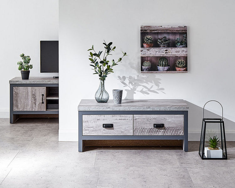 GFW Boston 2 Drawer Coffee Table-Better Bed Company 